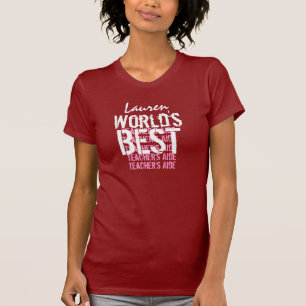 Camiseta Rojo conocido de encargo S222 del asistente del
