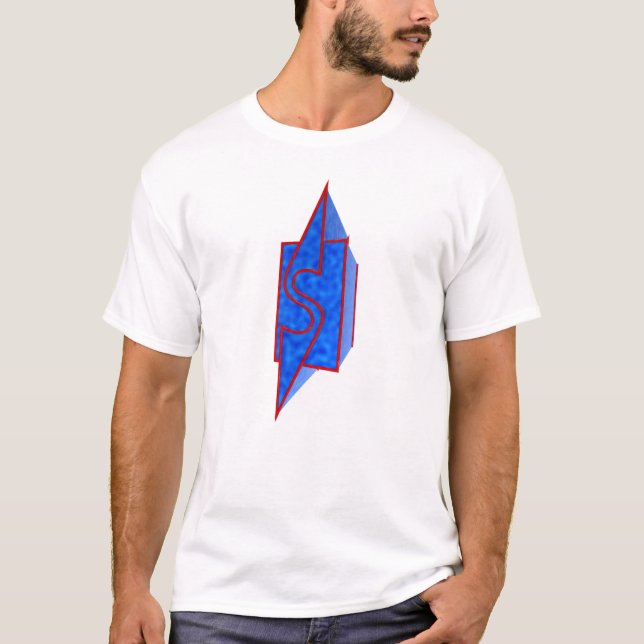 Camiseta Rojo contra azul (Anverso)