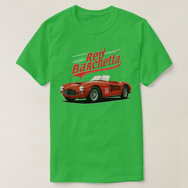 Camiseta Rojo de Barchetta Rush (Diseño del anverso)