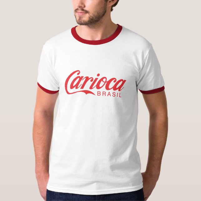 Camiseta Rojo de Carioca (Anverso)
