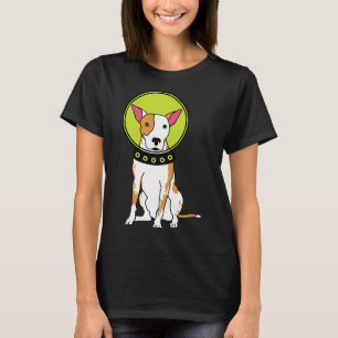 Camiseta Rojo de cigalas de pozo de perro espacial