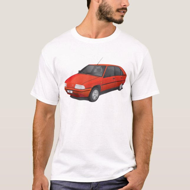 Camiseta Rojo de Citroën BX (Anverso)
