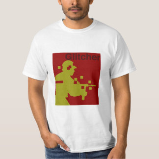 CAMISETA ROJO DE GLITCHER
