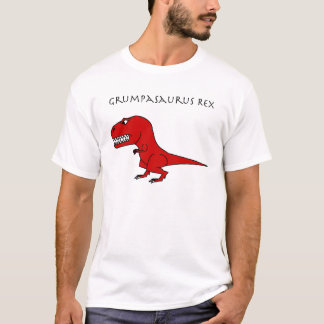 Camiseta Rojo de Grumpasaurus Rex
