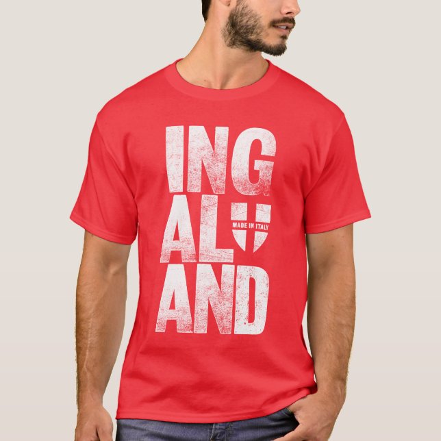 Camiseta Rojo de Inglaterra Ingaland (Anverso)
