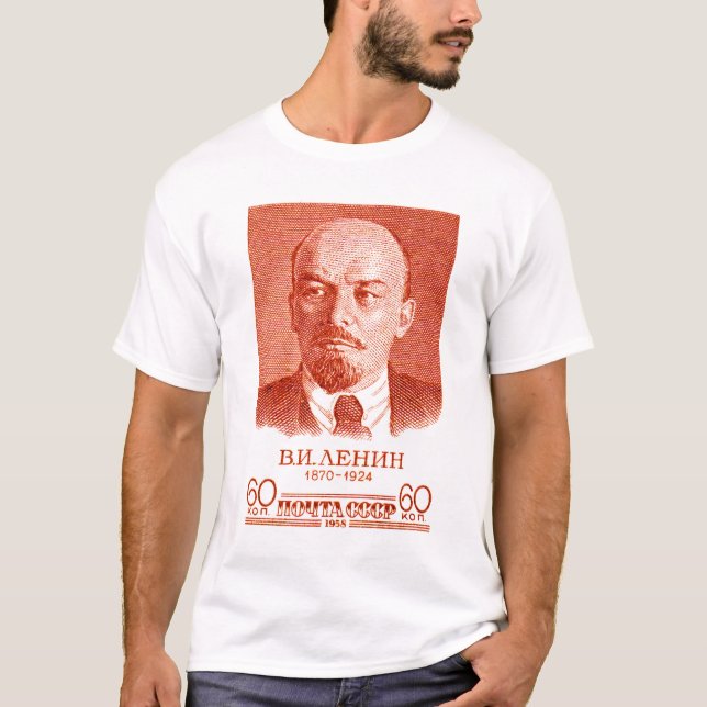 Camiseta Rojo de Lenin (Anverso)