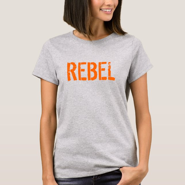Camiseta Rojo de león rebelde (Anverso)