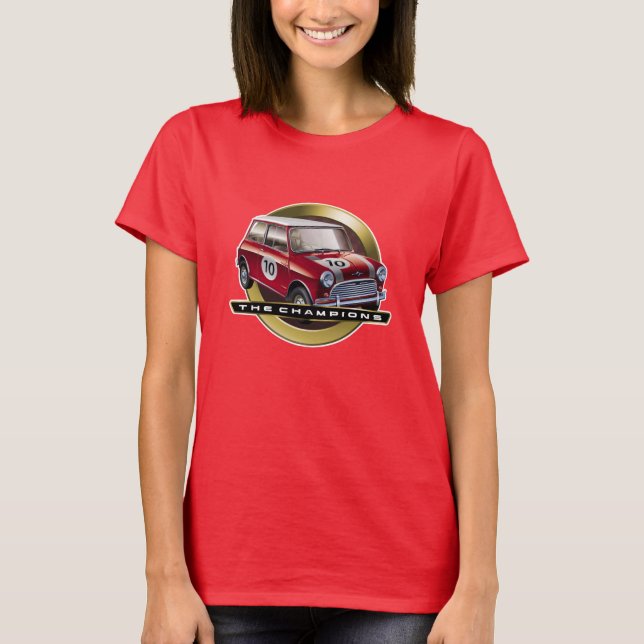 Camiseta Rojo de MiniCooper S (Anverso)