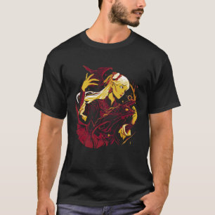 Camiseta Rojo de monstruo del mar de la mujer