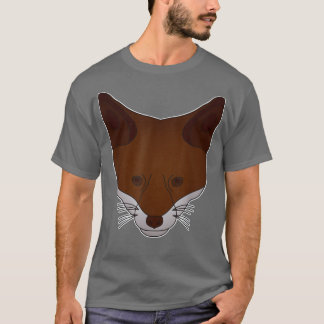 Camiseta Rojo de predador de animales silvestres de diseño