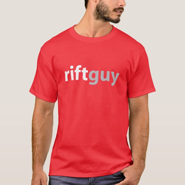 Camiseta Rojo de RIFTguy (Anverso)