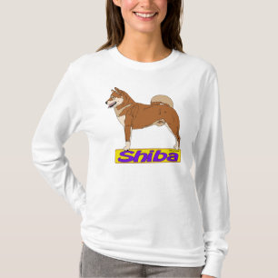 Camiseta Rojo de Shiba Inu-