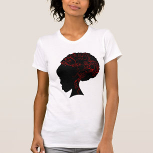 CAMISETA ROJO DEL AFRO