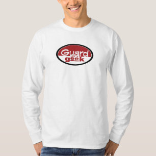 Camiseta Rojo del friki del guardia