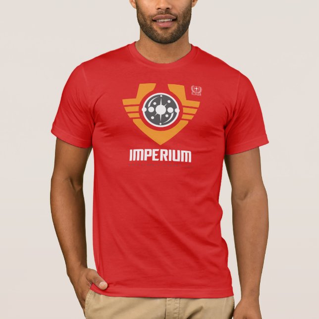 Camiseta Rojo del funcionario v3 del Imperium (Anverso)