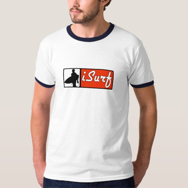 Camiseta rojo del iSurf (Anverso)