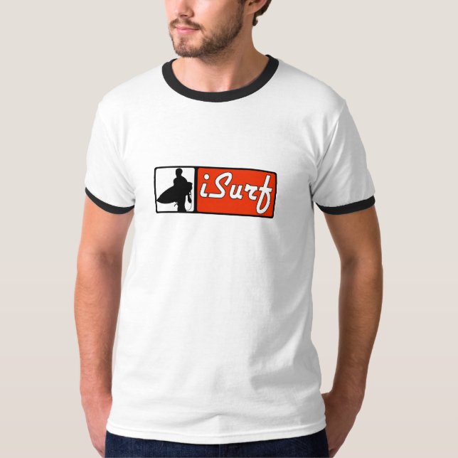Camiseta rojo del iSurf (Anverso)