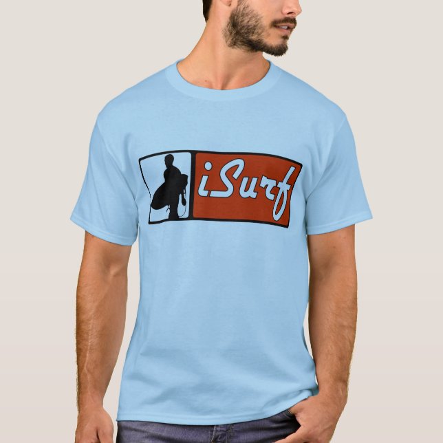 Camiseta rojo del iSurf (Anverso)