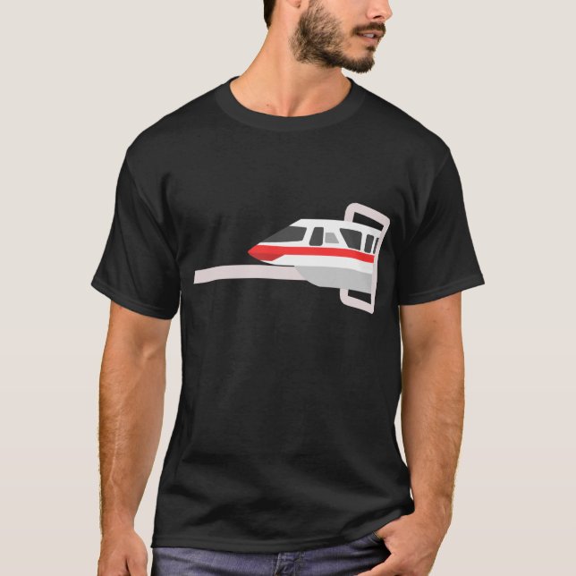 Camiseta Rojo del monorrail (Anverso)
