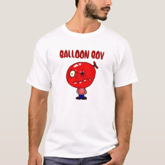 Camiseta Rojo del muchacho del globo