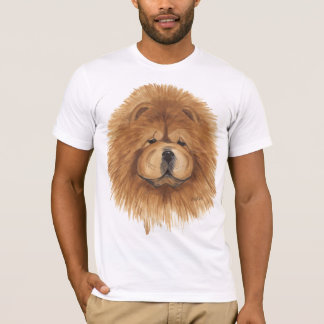 Camiseta Rojo del perro chino de perro chino