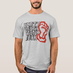 Camiseta Rojo del "puño del sur sucio" de Lil Jon