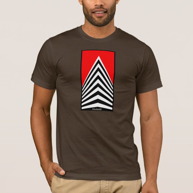 Camiseta Rojo del rascacielos (Anverso)