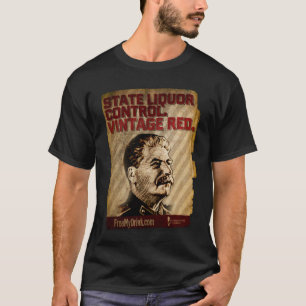 Camiseta Rojo del vintage