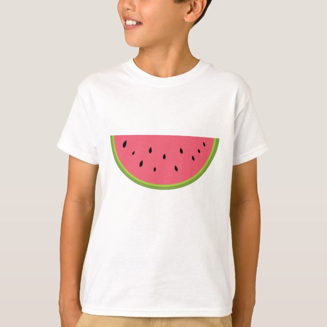 Camiseta Rojo dulce de la salud de la fruta de la sandía de (Anverso)