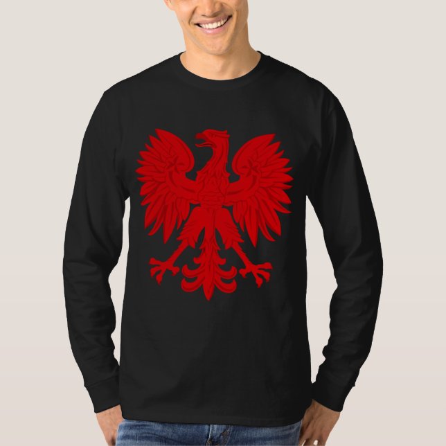 Camiseta Rojo Eagle polaco (Anverso)