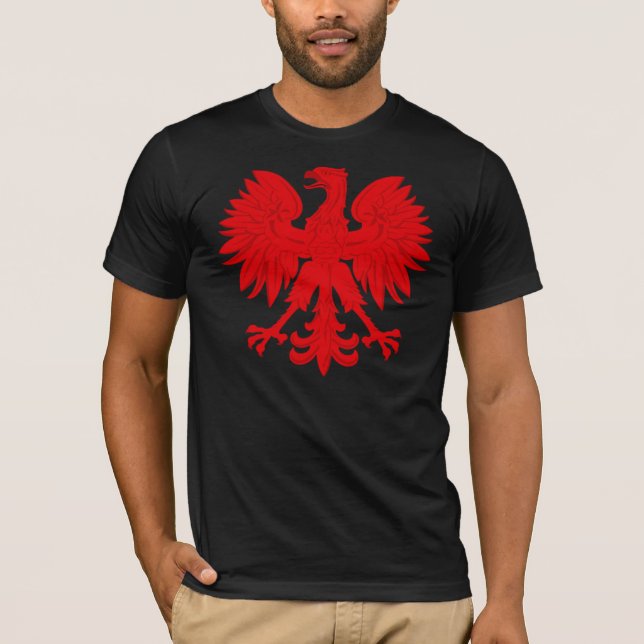 Camiseta Rojo Eagle polaco (Anverso)