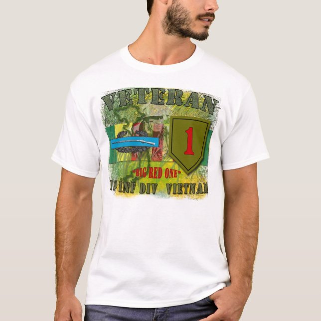 Camiseta "Rojo grande uno " (Anverso)