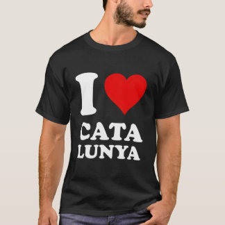 Camiseta Rojo He Amo Catalunya