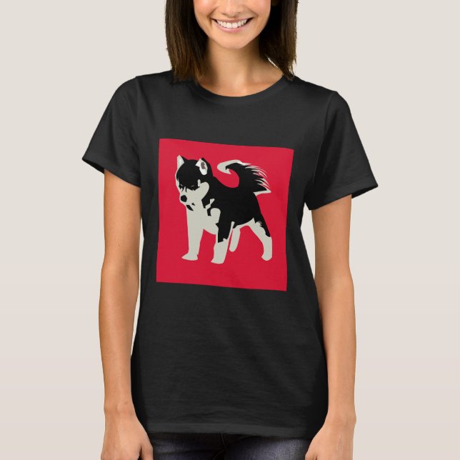 Camiseta Rojo Husky (Anverso)