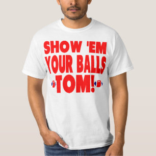 Camiseta Rojo lindo - muéstreles sus bolas