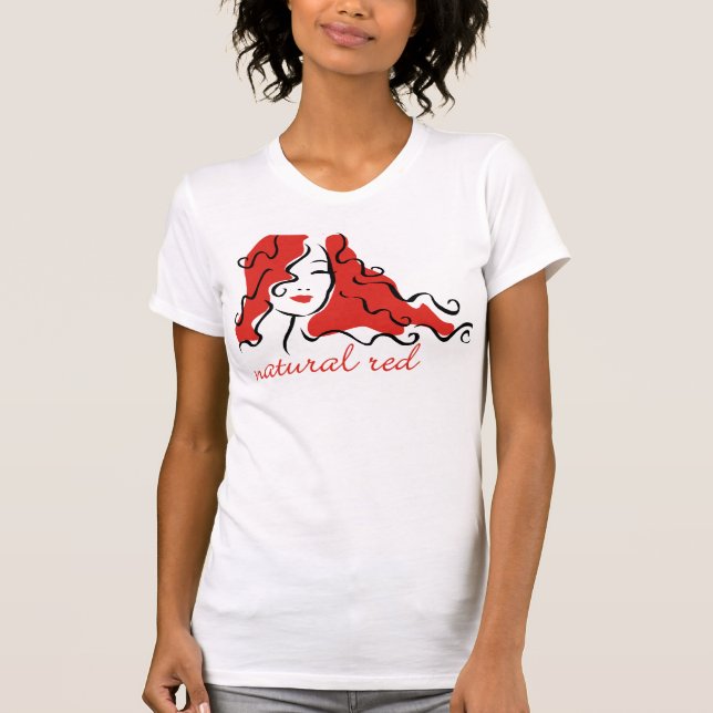 Camiseta Rojo natural (Anverso)