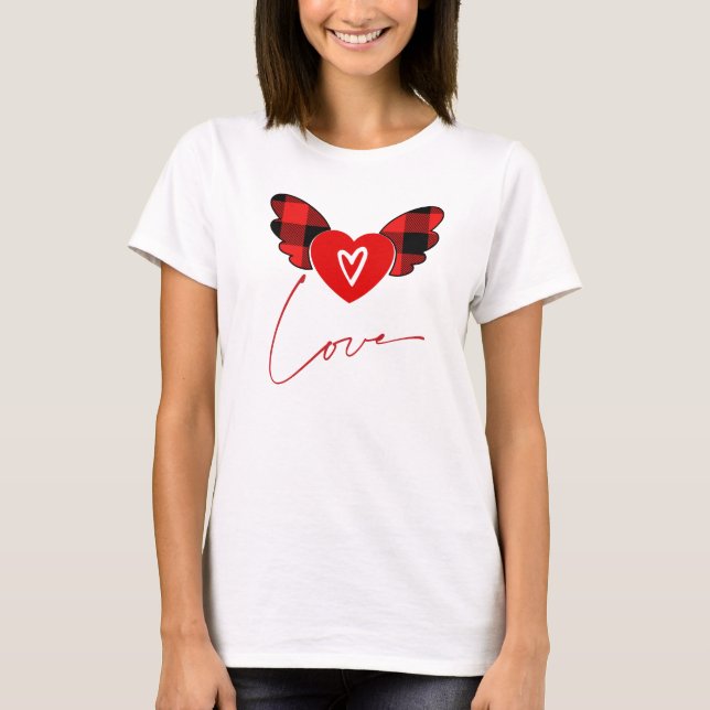 Camiseta Rojo, negro (Anverso)
