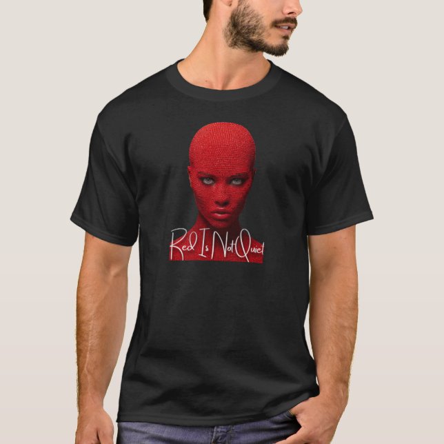 Camiseta Rojo No Es Silencio (Anverso)