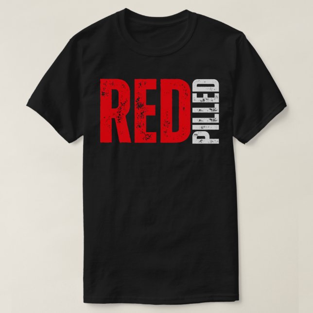 Camiseta Rojo Pilled (Diseño del anverso)