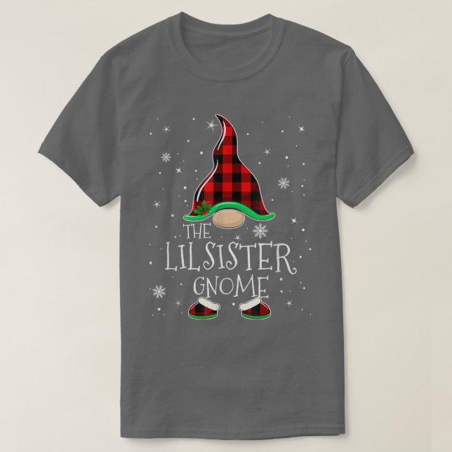 Camiseta Rojo Puso A La Hermana Mentira Navidades De La Fam (Diseño del anverso)