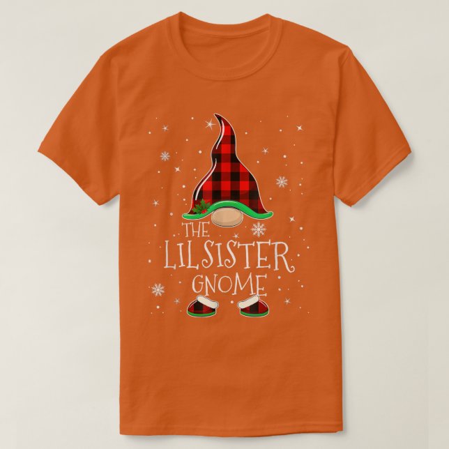 Camiseta Rojo Puso A La Hermana Mentira Navidades De La Fam (Diseño del anverso)