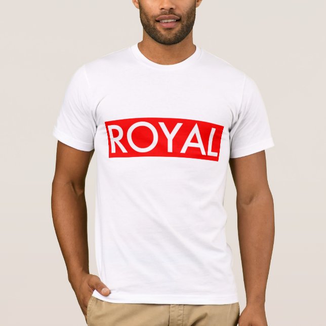 Camiseta rojo real (Anverso)