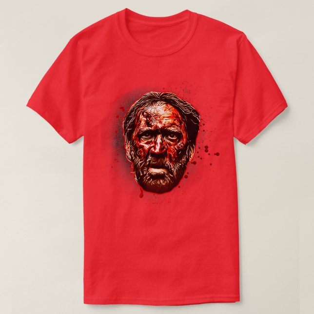Camiseta Rojo Sangriento (Diseño del anverso)