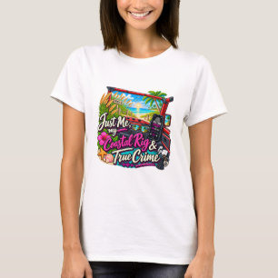 Camiseta Rojo_Solo yo, mi aparejo costero y crímenes reales