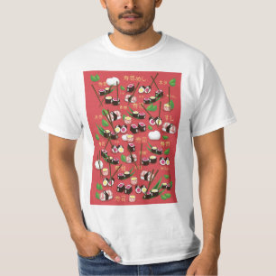 Camiseta Rojo sushi