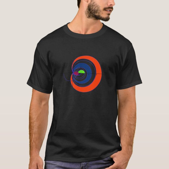 Camiseta Rojo transparent.gif de la zeta de Riemann (Anverso)