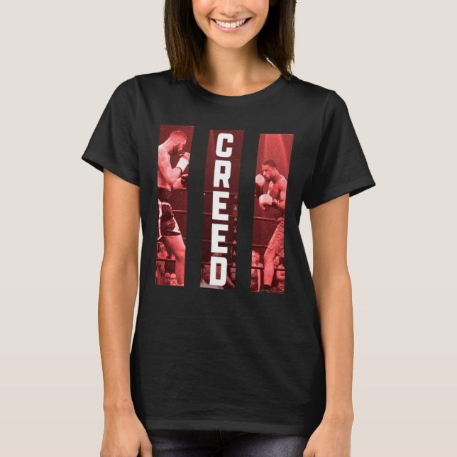 Camiseta Rojo tríptico de Conlan y Creed (Anverso)