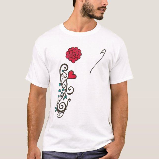 Camiseta rojo/verde (Anverso)