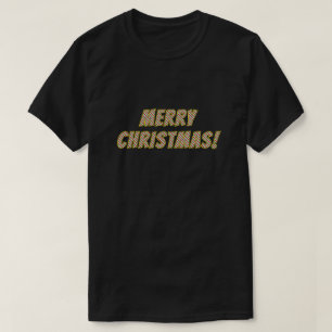 Camiseta Rojo, verde y blanco "FELIZ NAVIDAD!"
