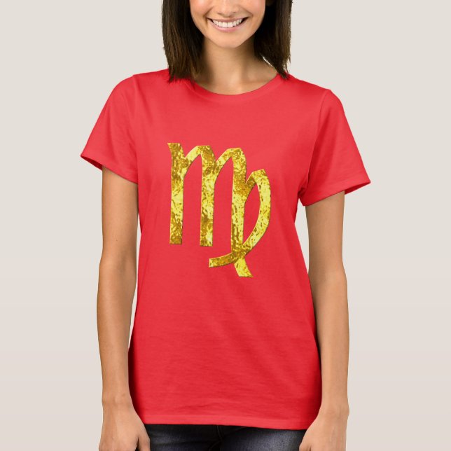 Camiseta rojo-virgo-camiseta (Anverso)